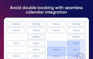 Avoid double booking with seamless calendar integration