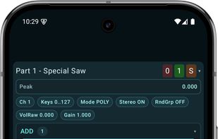 ZynAddSubFX for Android screenshot 1
