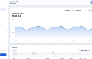 Zyrox Proxy dashboard — buy bandwidth, generate proxy credentials, and set geo-targeting.