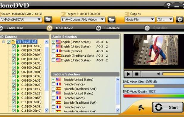 CloneDVD Studio DVD Copy screenshot 1