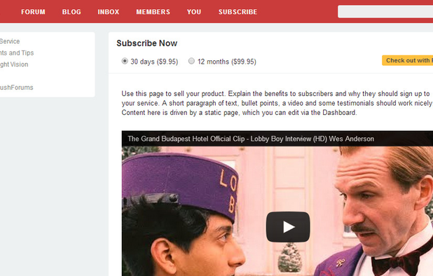 PlushForums screenshot 1