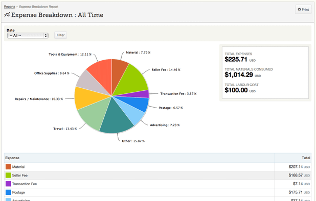 Craftybase screenshot 1