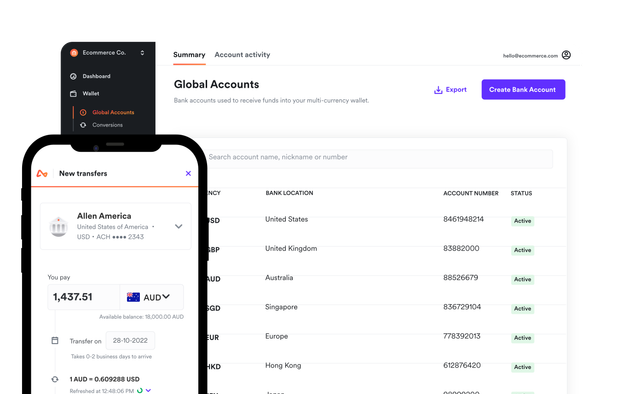 Airwallex screenshot 1