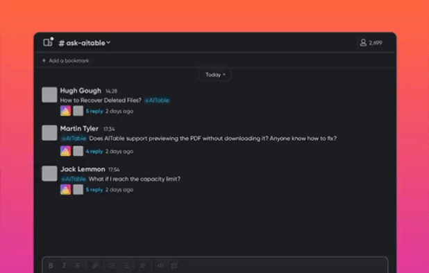 Create a Slack bot can either auto-replay to posts in channel or answer questions when @ mentioned.