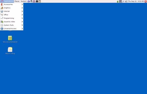 Tails screenshot 1