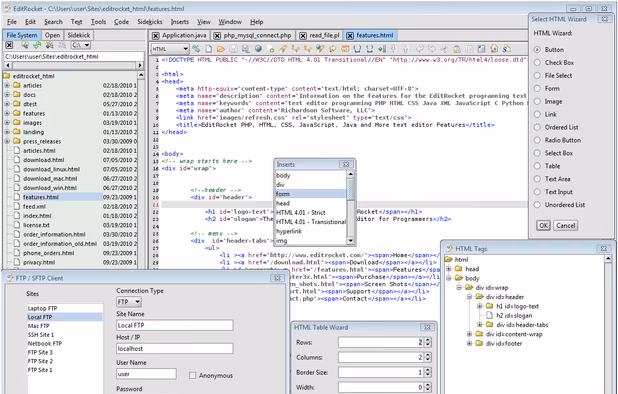 EditRocket screenshot 1