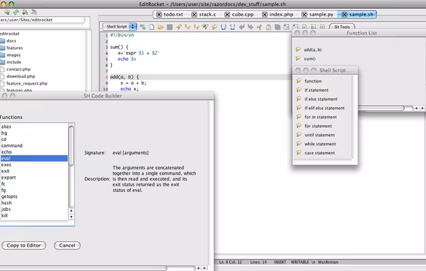 EditRocket screenshot 1
