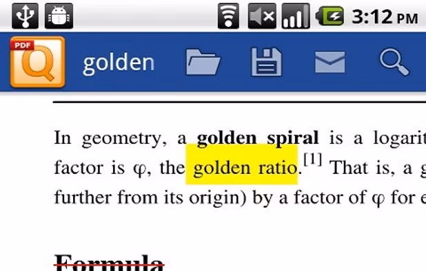 qPDF Notes to highlight text, add graphical notes, images to PDF on Android