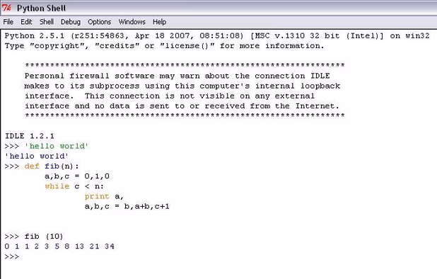 Python screenshot 1