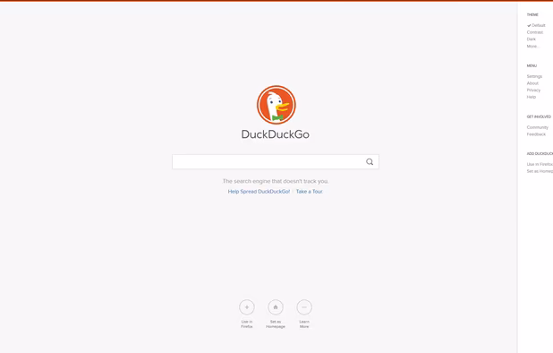 DuckDuckGo Homepage