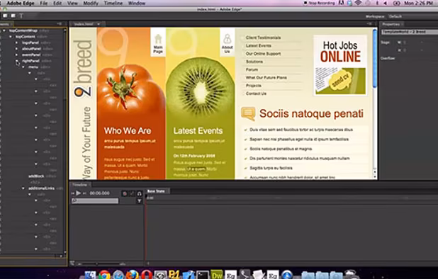 Adobe Edge Animate screenshot 1