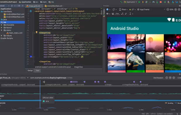 Android Studio screenshot 1