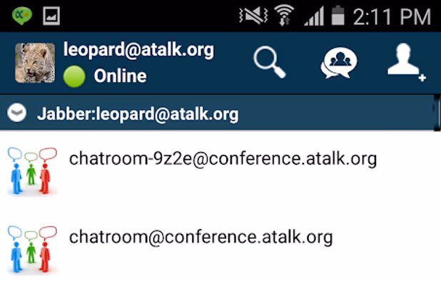 aTalk screenshot 1