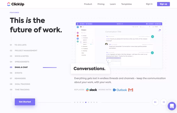 ClickUp screenshot 1