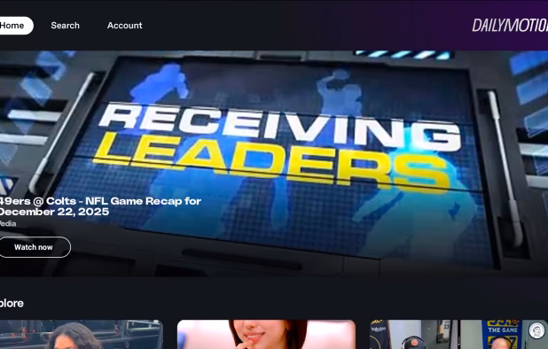 Dailymotion screenshot 1