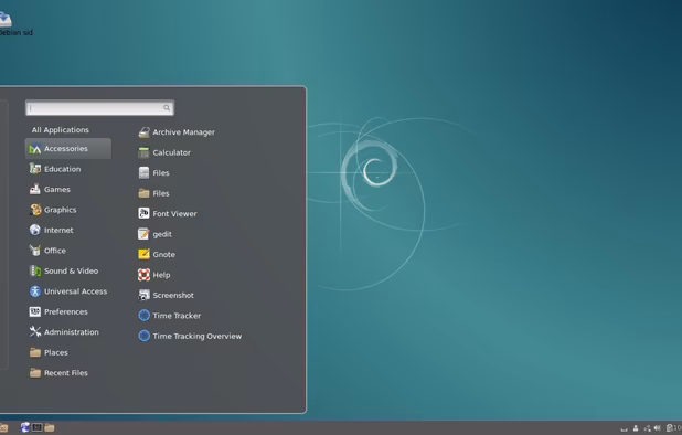Debian screenshot 2