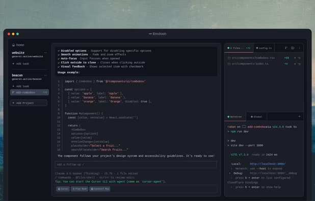Emdash screenshot 1