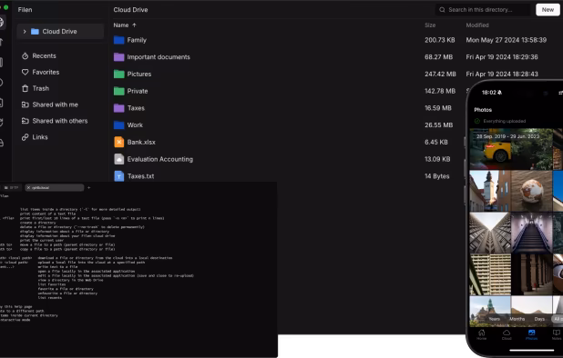 Filen screenshot 1