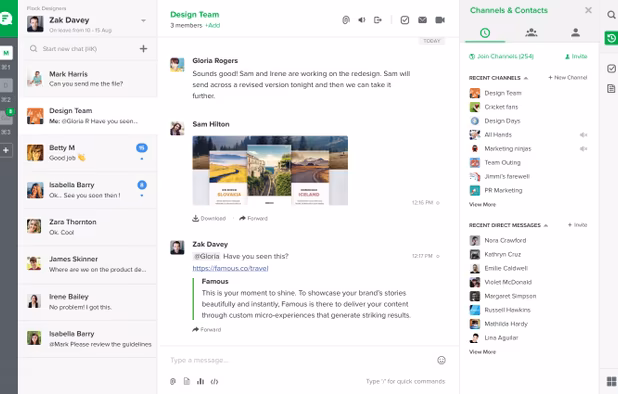 Flock screenshot 1