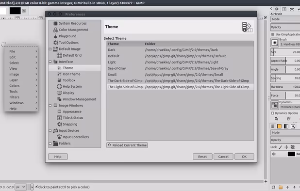 GIMP screenshot 3