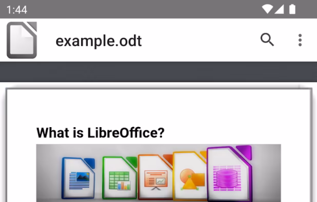 LibreOffice screenshot 1