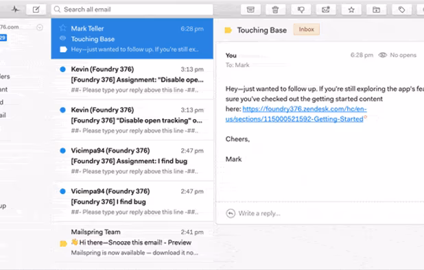 Mailspring comes with six great themes!