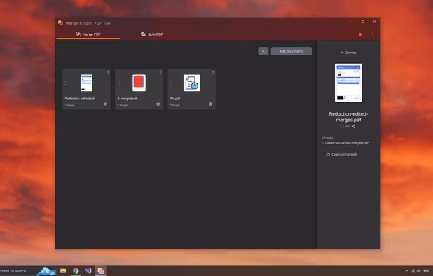 Merge & Split PDF Tool screenshot 3