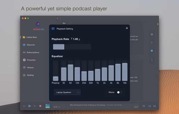 Moon FM screenshot 1