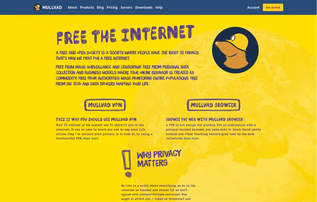 Mullvad VPN screenshot 2