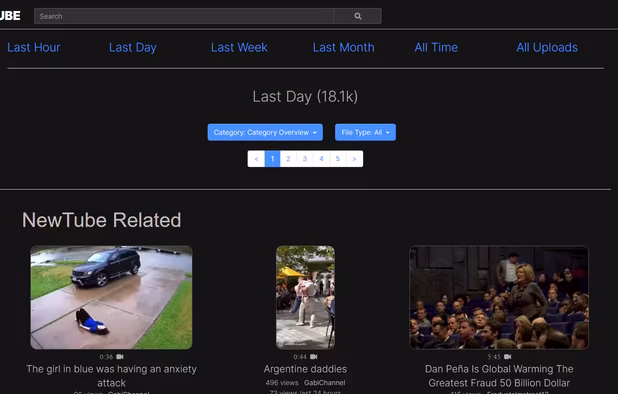 NewTube screenshot 1