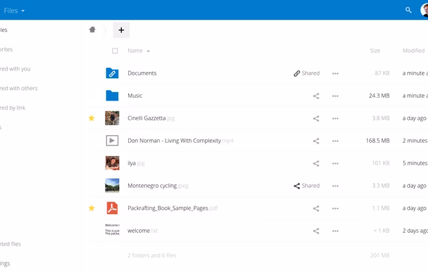 Simple and powerful file sync & share