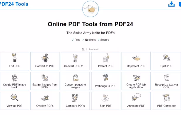 Overview of all tools (July 2019)
