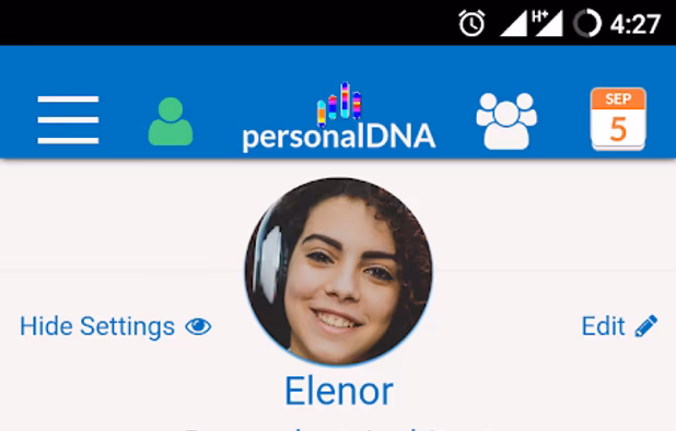 personalDNA screenshot 1