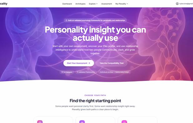 Personality insight you can actually use.