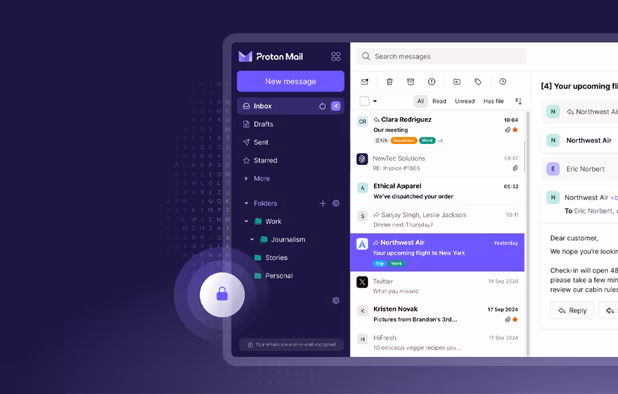 Proton Mail screenshot 1