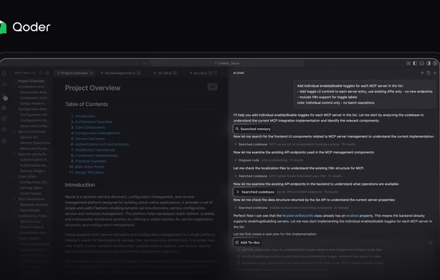 Qoder IDE screenshot 1