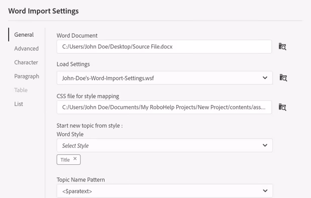 Adobe RoboHelp screenshot 3