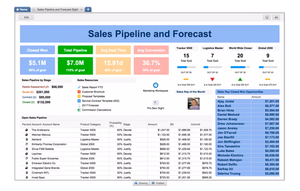Smartsheet screenshot 1