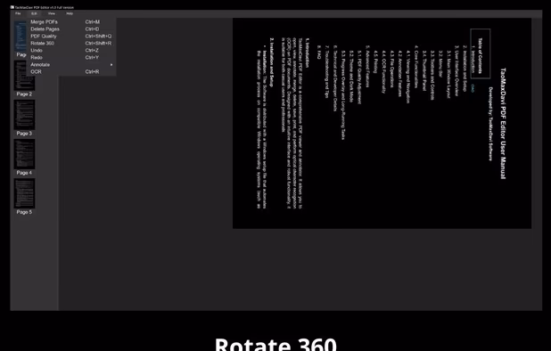 TaoMaxDavi PDF Editor screenshot 1