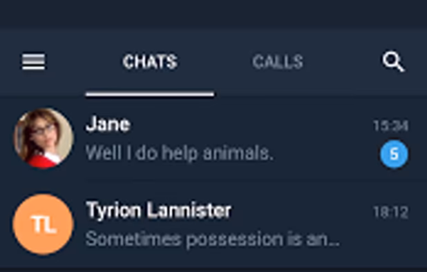Telegram X screenshot 1