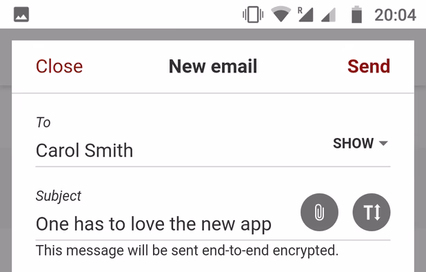Tuta Mail screenshot 3