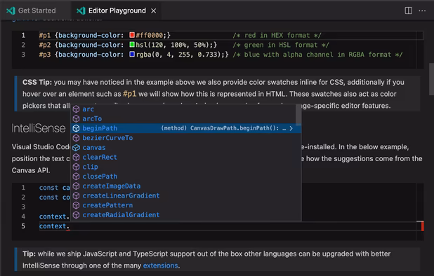 Visual Studio Code screenshot 2