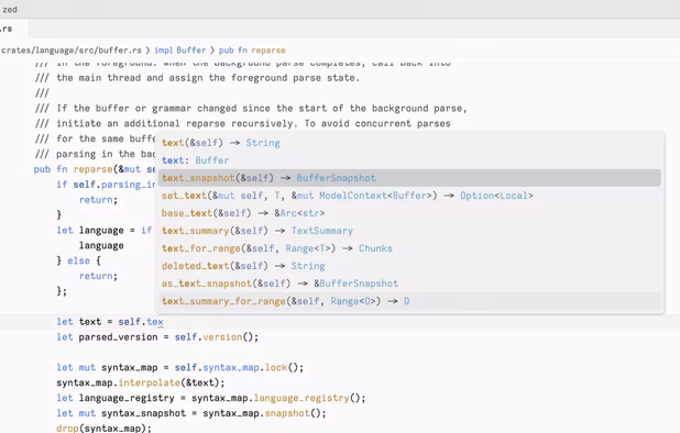 Zed Editor screenshot 2