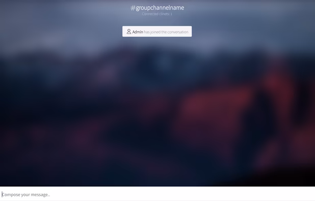Chat page