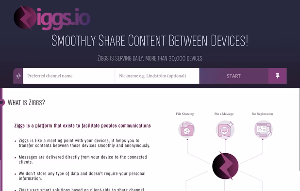 Home page