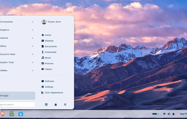 Windows 10 layout