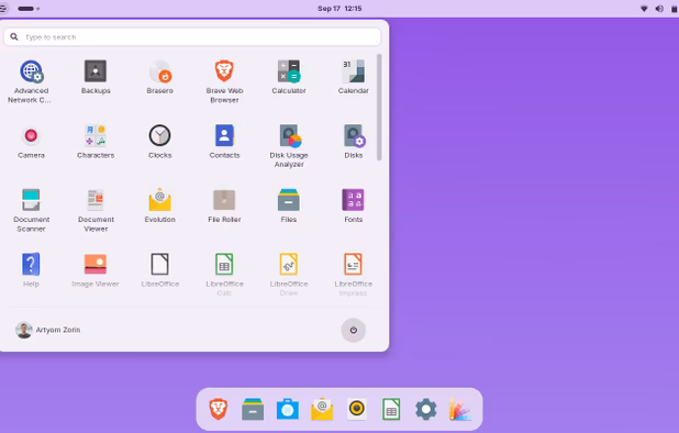 MacOS layout