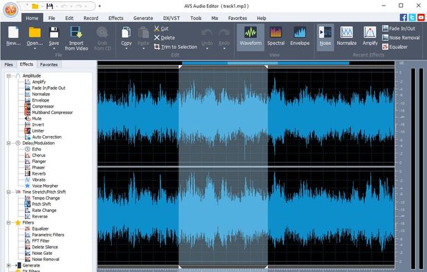 AVS Audio Editor screenshot 1