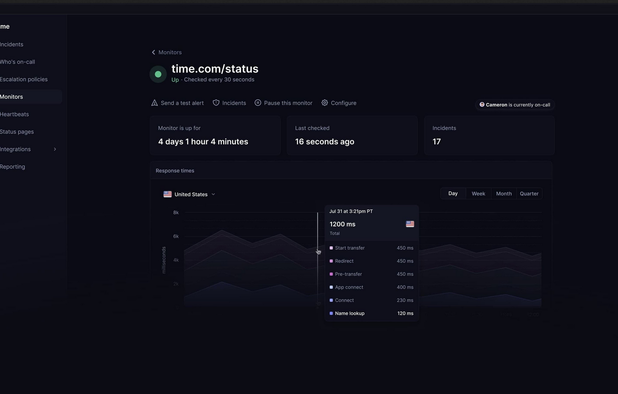 Better Stack Uptime screenshot 1
