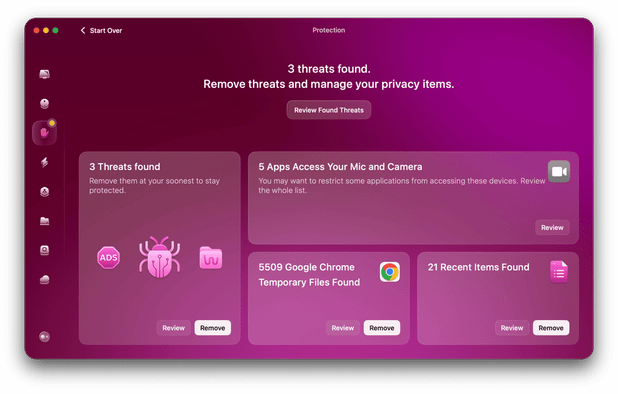 CleanMyMac screenshot 1